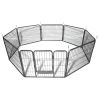 24" Dog Pet Playpen Heavy Duty Metal Exercise Fence Hammigrid 8 Panel Silver