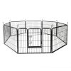 24" Dog Pet Playpen Heavy Duty Metal Exercise Fence Hammigrid 8 Panel Silver