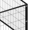 Dog Kennel Black 527.4 ft? Steel