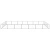 Dog Kennel Silver 376.7 ft? Steel