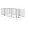 Outdoor Dog Kennel 315"x157.5"x78.7"