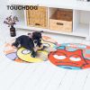 Touchdog Cartoon Alien Monster Rounded Cat and Dog Mat