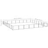 Dog Kennel Black 527.4 ft? Steel