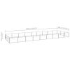 Dog Kennel Silver 290.6 ftÂ² Steel