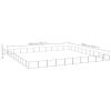 Dog Kennel Silver 1076.4 ft? Steel