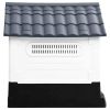 Dog House Gray 22.4"x26.8"x26" Polypropylene