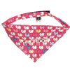 Touchdog 'Bad-to-the-Bone' Elephant Patterned Fashionable Velcro Bandana