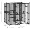 Outdoor Dog Kennel Steel 39.7 ftÂ²