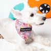 Touchdog 'Bad-to-the-Bone' Elephant Patterned Fashionable Velcro Bandana