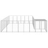 Dog Kennel Silver 169.3 ftÂ² Steel