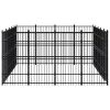 Outdoor Dog Kennel Steel 198.4 ftÂ²