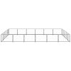 Dog Kennel Black 322.9 ftÂ² Steel